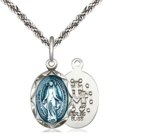 Sterling Silver Miraculous Medal Religious Jewelry