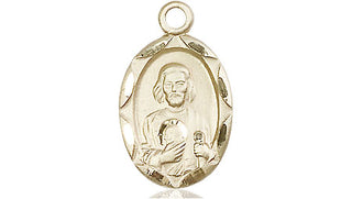 14kt Gold Filled Saint Jude Medal Engraved Catholic Saint Jewelry