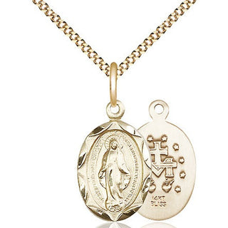 14kt Gold Filled Miraculous Medal Religious Jewelry