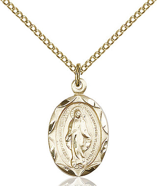 14kt Gold Filled Miraculous Medal Religious Jewelry