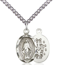 Sterling Silver Miraculous Medal Religious Jewelry