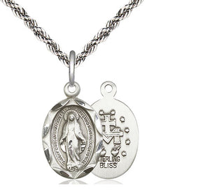 Sterling Silver Miraculous Medal Religious Jewelry