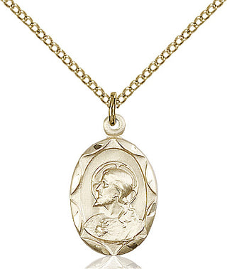 14kt Gold Filled Scapular Medal Religious Jewelry