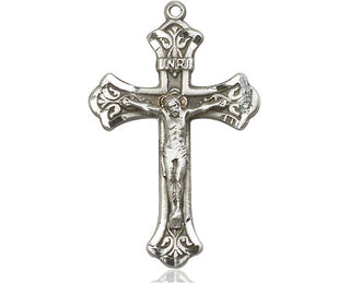 Sterling Silver Crucifix Medal