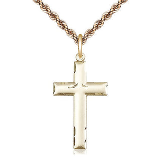 14kt Gold Filled Cross Medal Religious Jewelry