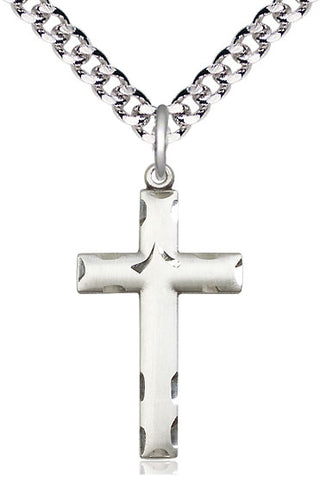 Sterling Silver Cross Medal Religious Jewelry