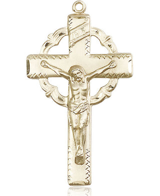 14kt Gold Filled Crucifix Medal