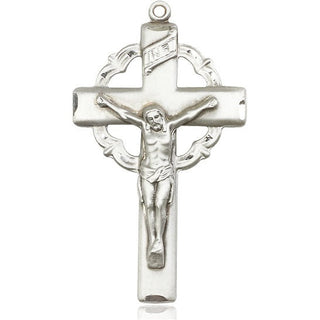 Sterling Silver Crucifix Medal