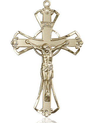 14kt Gold Filled Crucifix Medal