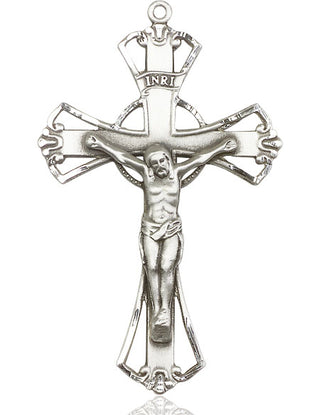 Sterling Silver Crucifix Medal