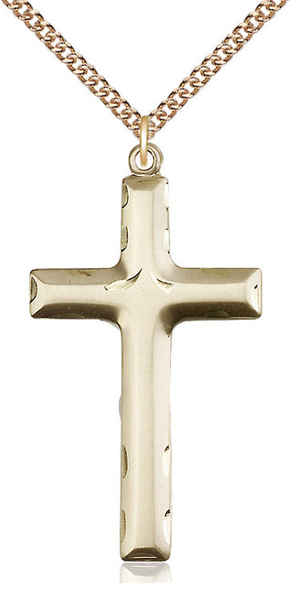 14kt Gold Cross Medal
