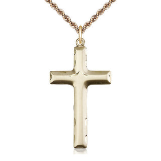 14kt Gold Cross Medal