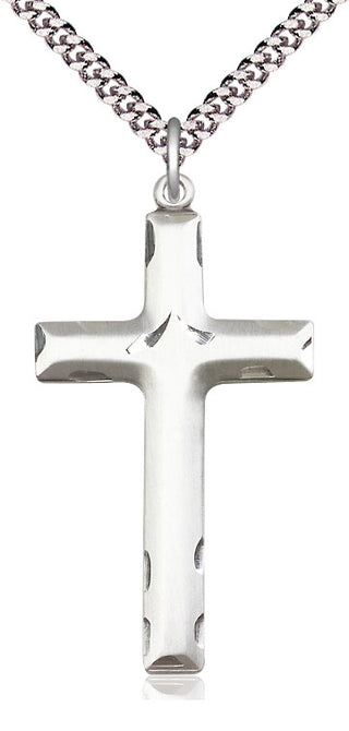 Sterling Silver Cross Medal Catholic Jewelry