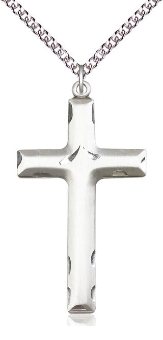 Sterling Silver Cross Medal Catholic Jewelry