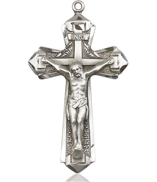 Pewter Crucifix Medal