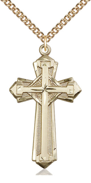 14kt Gold Cross Medal