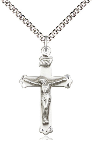 Pewter Crucifix Medal Catholic Jewelry