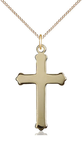 14kt Gold Filled Cross Medal | Large