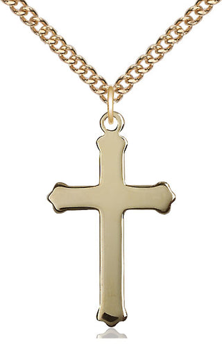 14kt Gold Filled Cross Medal | Large