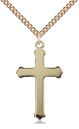 14kt Gold Cross Medal
