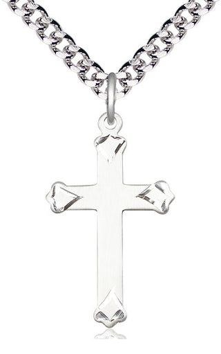 Sterling Silver Cross Medal Catholic Jewelry
