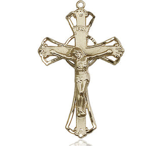 14kt Gold Filled Crucifix Medal