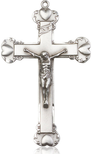Pewter Crucifix Medal