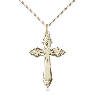 14kt Gold Cross Medal