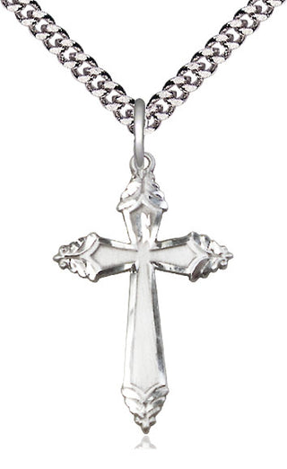 Sterling Silver Cross Medal Catholic Jewelry