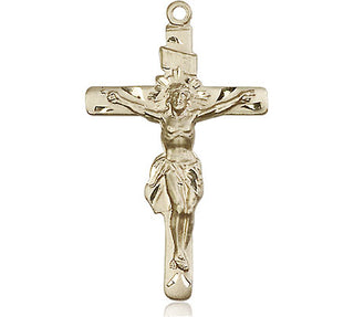 14kt Gold Filled Crucifix Medal