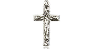 Sterling Silver Crucifix Medal