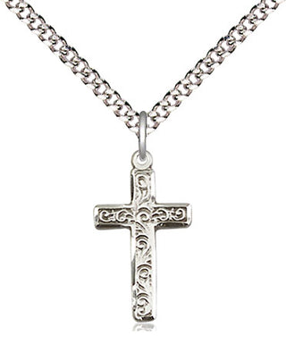 Sterling Silver Cross Medal Religious Jewelry