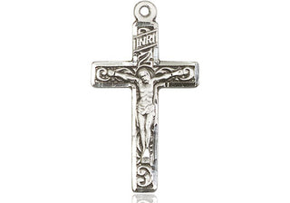 Pewter Crucifix Medal