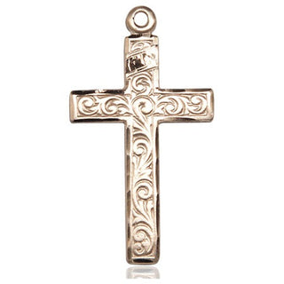 14kt Gold Filled Cross Medal