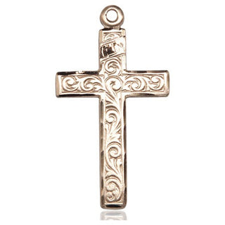 14kt Gold Cross Medal