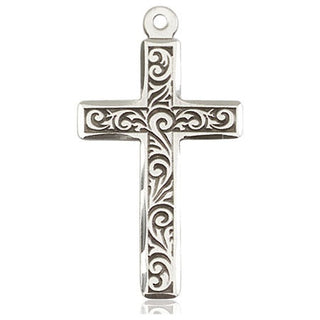 Sterling Silver Cross Medal