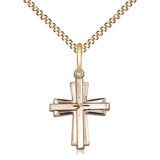 14kt Gold Filled Cross Medal Religious Jewelry