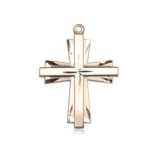 14kt Gold Filled Cross Medal