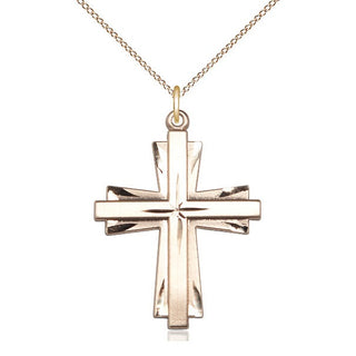 14kt Gold Cross Medal