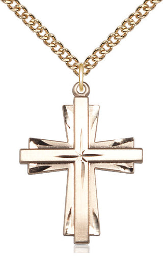 14kt Gold Cross Medal