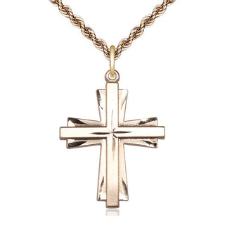 14kt Gold Cross Medal