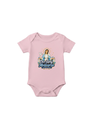 Our Lady of Medjugorje Baby Onesie - view 6