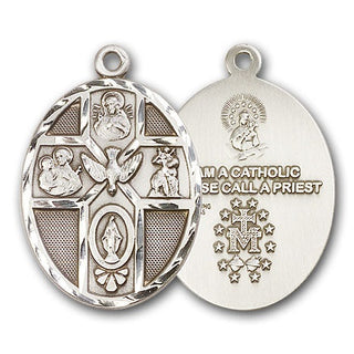 Sterling Silver 5-Way / Holy Spirit Pendant