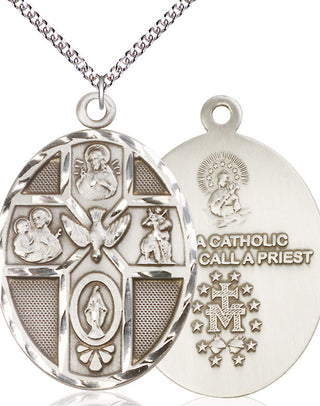 Sterling Silver 5-Way / Holy Spirit Pendant PENDANT ONLY