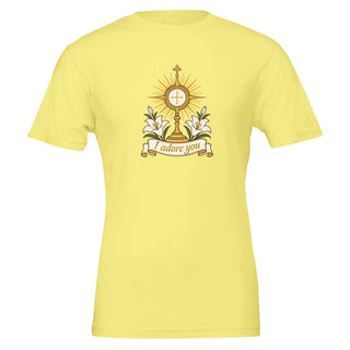 'I Adore You' Lilies and Monstrance T-Shirt