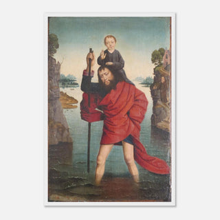 St. Christopher and the Christ Child Framed Print - view 16