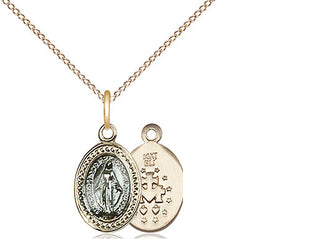 14kt Gold Miraculous Medal