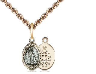 14kt Gold Miraculous Medal