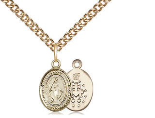 14kt Gold Miraculous Medal