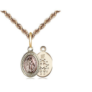 14kt Gold Miraculous Medal
